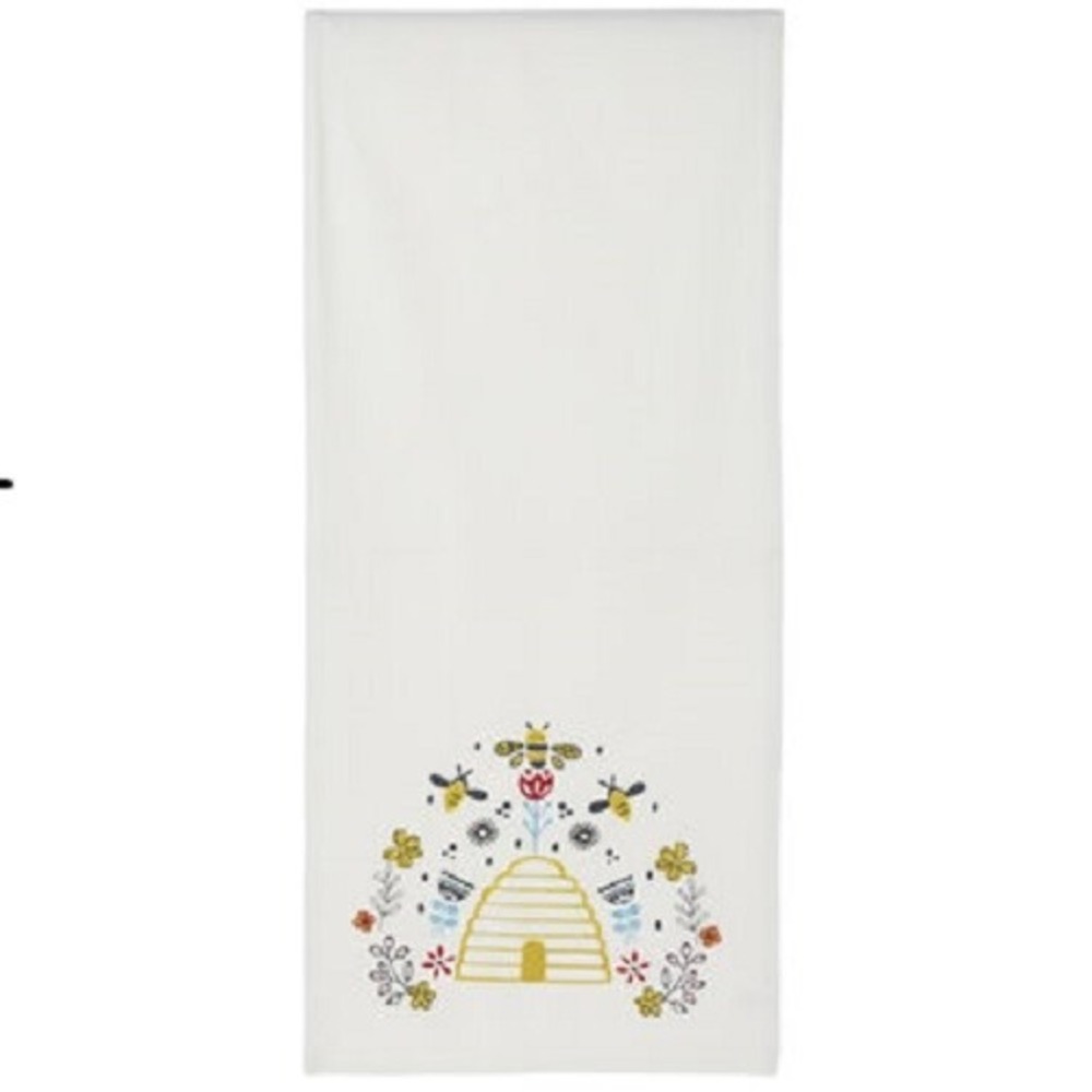 Floral Beehive Table Runner